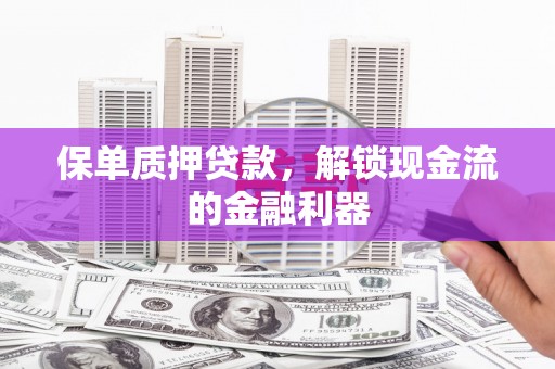 始兴保单质押贷款，解锁现金流的金融利器