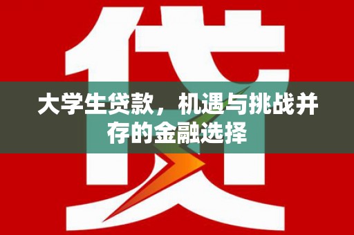 始兴大学生贷款，机遇与挑战并存的金融选择