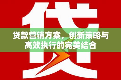 始兴贷款营销方案，创新策略与高效执行的完美结合