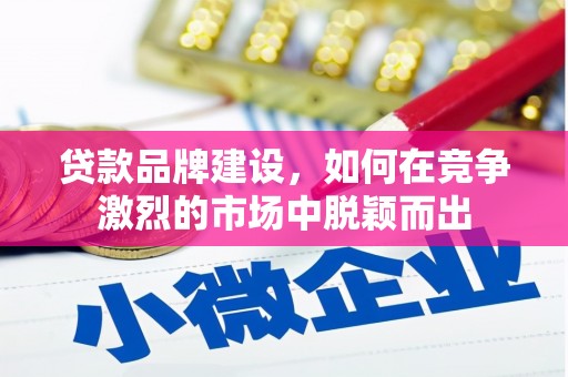 始兴贷款品牌建设，如何在竞争激烈的市场中脱颖而出