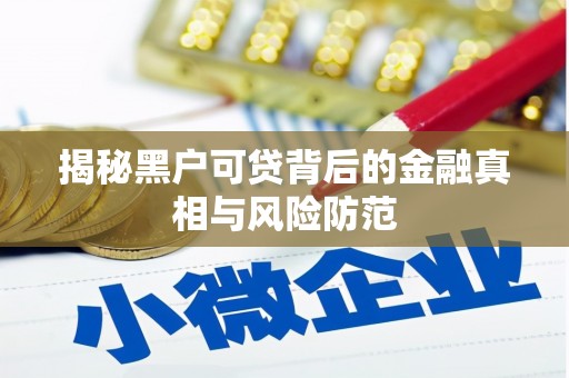 始兴揭秘黑户可贷背后的金融真相与风险防范