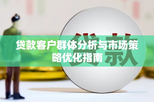 始兴贷款客户群体分析与市场策略优化指南