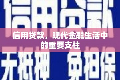 始兴信用贷款，现代金融生活中的重要支柱