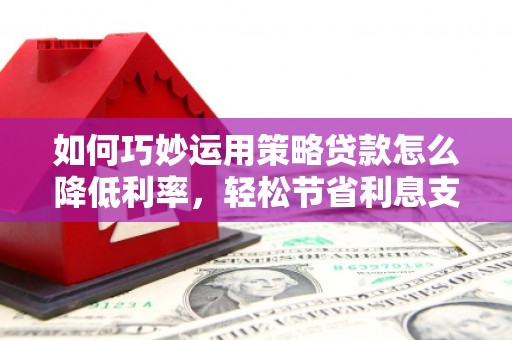 始兴如何巧妙运用策略贷款怎么降低利率，轻松节省利息支出