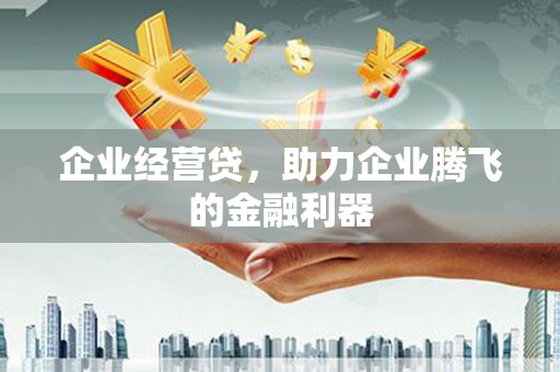 始兴企业经营贷，助力企业腾飞的金融利器
