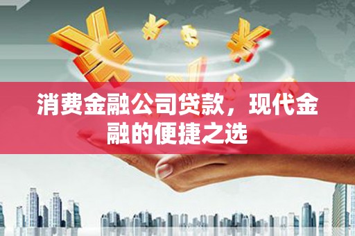 始兴消费金融公司贷款，现代金融的便捷之选
