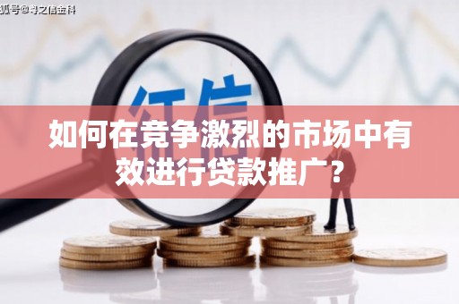 始兴如何在竞争激烈的市场中有效进行贷款推广？