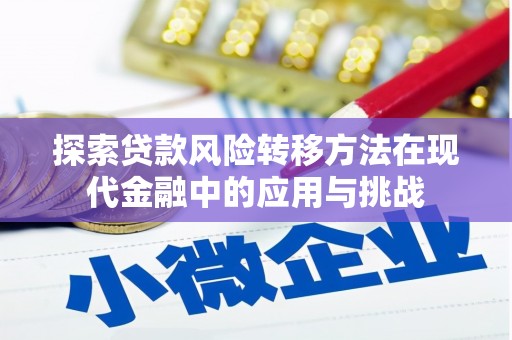 始兴探索贷款风险转移方法在现代金融中的应用与挑战