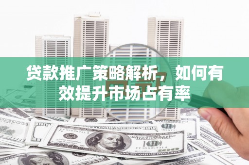 始兴贷款推广策略解析，如何有效提升市场占有率