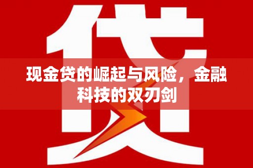始兴现金贷的崛起与风险，金融科技的双刃剑