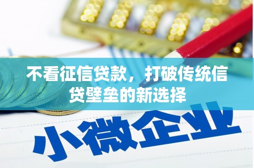 始兴不看征信贷款，打破传统信贷壁垒的新选择