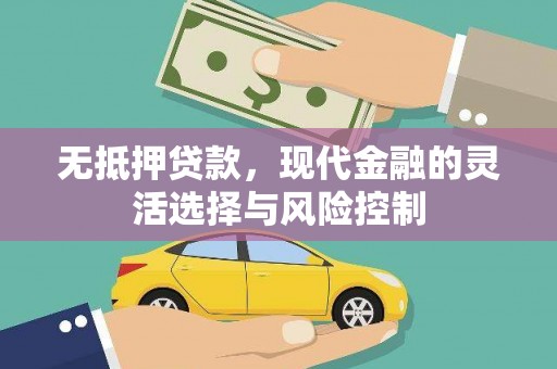 始兴无抵押贷款，现代金融的灵活选择与风险控制