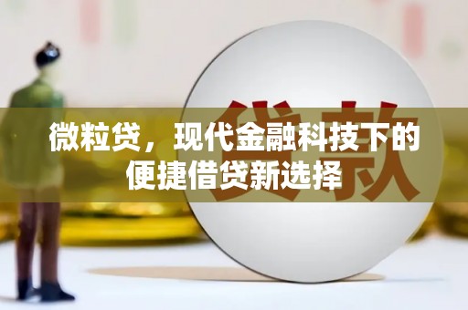 始兴微粒贷，现代金融科技下的便捷借贷新选择