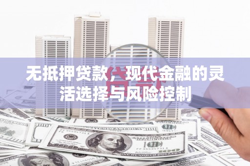 始兴无抵押贷款，现代金融的灵活选择与风险控制