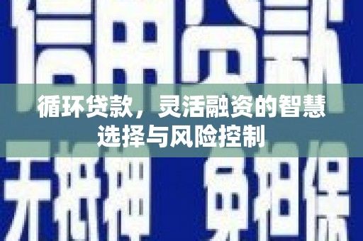 始兴循环贷款，灵活融资的智慧选择与风险控制