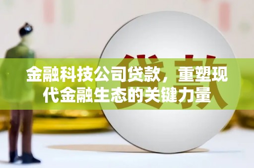 始兴金融科技公司贷款，重塑现代金融生态的关键力量
