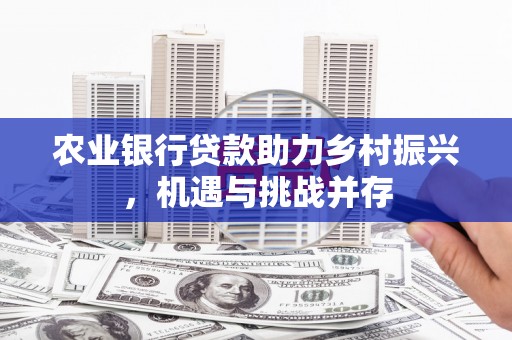 始兴农业银行贷款助力乡村振兴，机遇与挑战并存