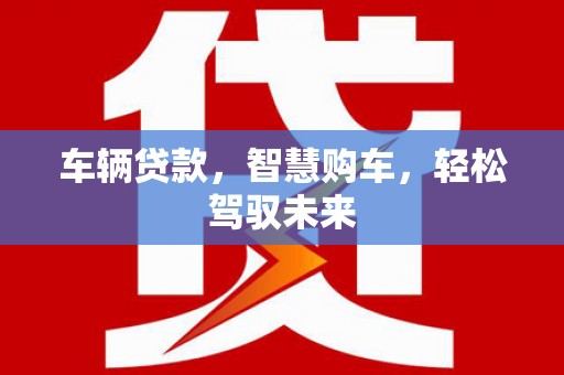 始兴车辆贷款，智慧购车，轻松驾驭未来