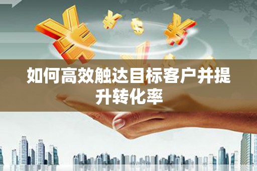 始兴如何高效触达目标客户并提升转化率