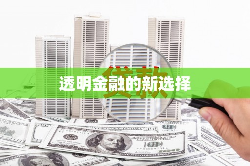 始兴透明金融的新选择